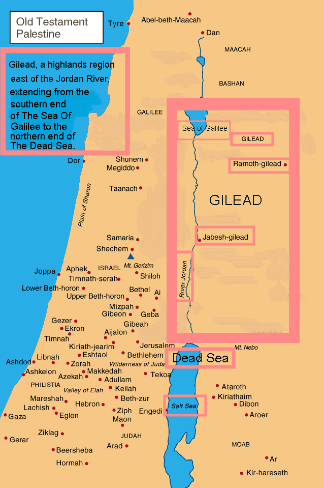 gilead map